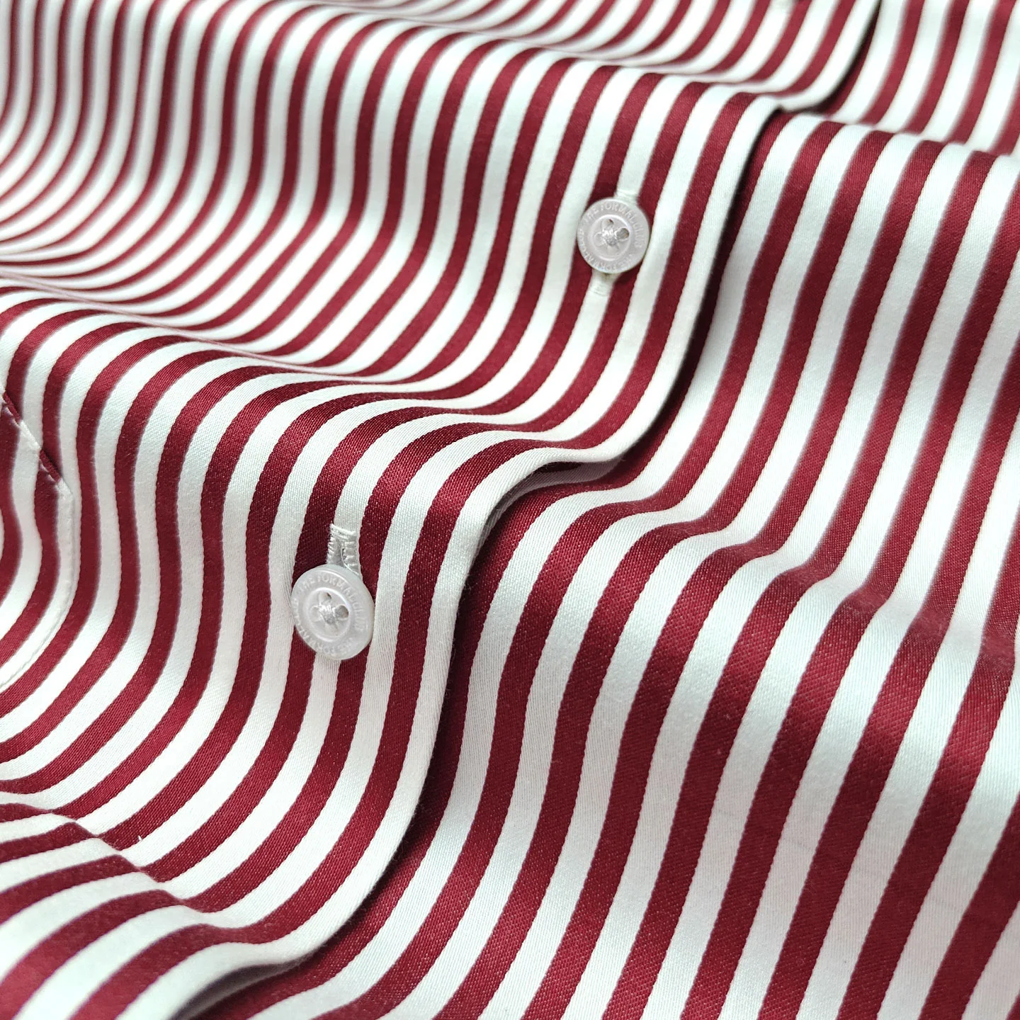 Boardroom Bengal Stripes Shirt In Ruby - Image 3