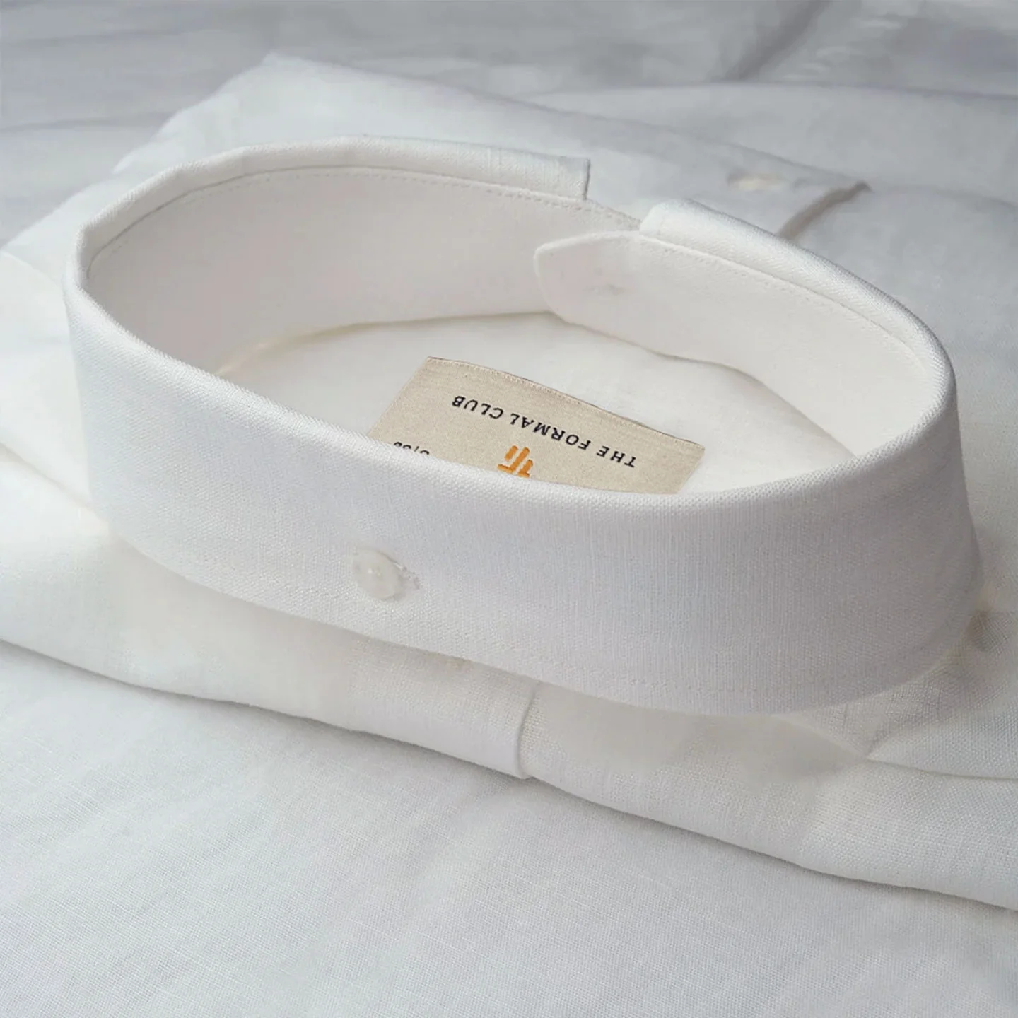 Cedar Pure Linen Full Sleeves Shirt in Snow - Image 5