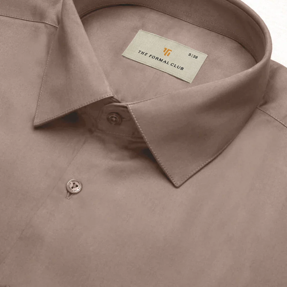 Flexi Stretch Plus Shirt in Latte - Image 3