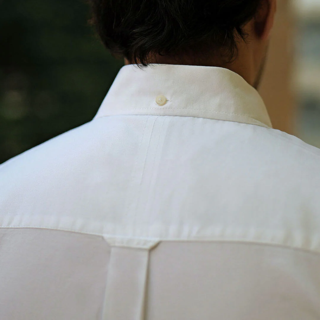 Regal Oxford Solid shirt in Cloud White - Image 6
