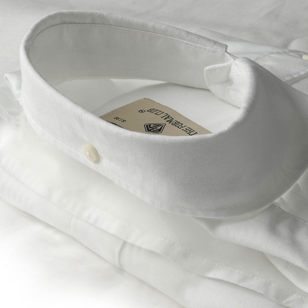Regal Oxford Solid shirt in Cloud White - Image 7