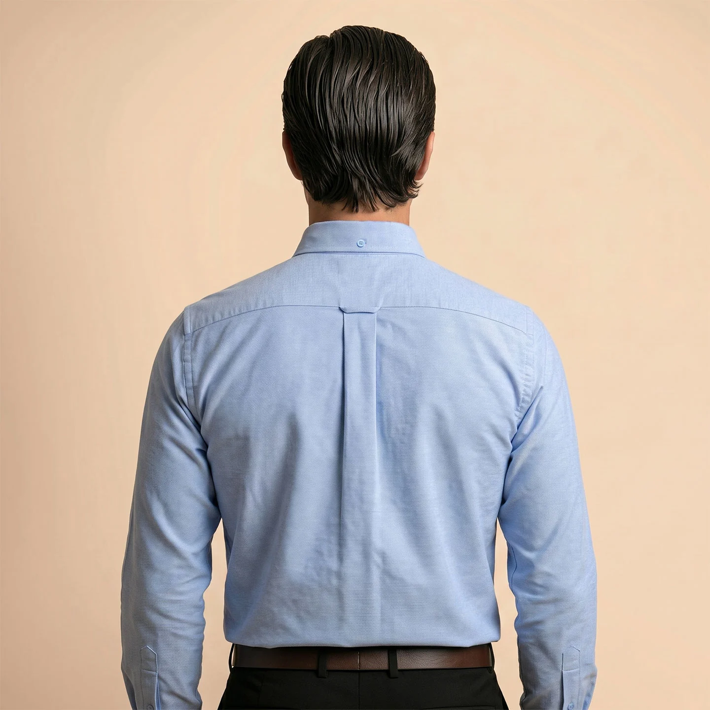 Regal Oxford Solid shirt in Ice Blue - Image 4